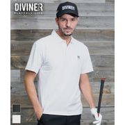 【2025年春の新作】ワンポイントロゴ  半袖 ポロシャツ／DIVINER GOLF