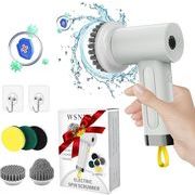 電動スピンスクラバー コードレスパワースクラバー キッチン バスルーム フロアストーブ 掃除用