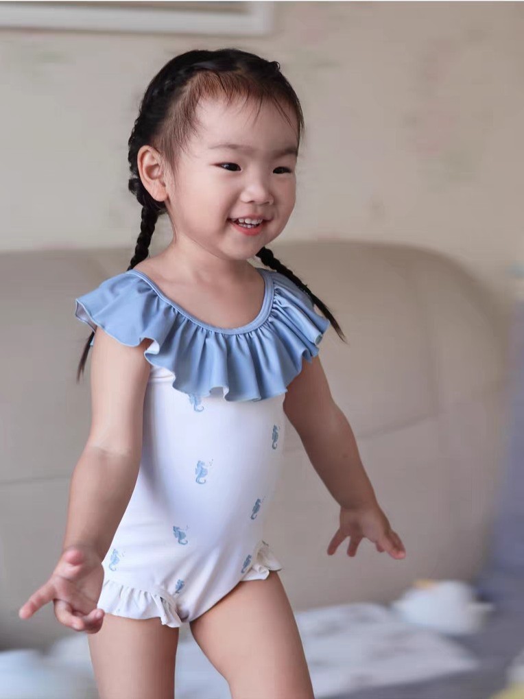 韓国子供服 ベビー服 キッズ  女の子 ノースリーブ水着 80cm-130cm