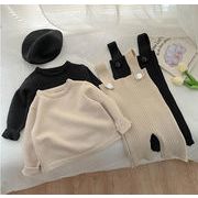 【2025秋冬新作】子供服 韓国風子供服  ベビー服 キッズ 男女兼用 サロペットORニット