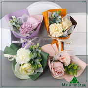 母の日ギフト パラ 2本入り 記念日 ソープフラワー 枯れないお花 シャボンフラワー 誕生日