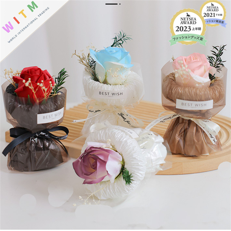 シャボンフラワー ソープフラワー バラ 枯れないお花 バレンタイン 母の日 誕生日 記念日 退職 送別