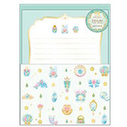 ECRIN HEUREUX  箔押しレターセット シェル 210837【特価】