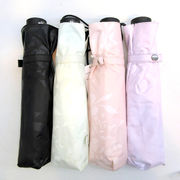 【晴雨兼用傘】【折りたたみ傘】透明花柄軽量ミニ折り畳み傘