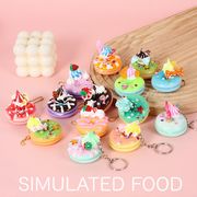 食品サンプル キーホルダー アクセサリー キーチェーン 展示 撮影 SIMULATED FOOD ケーキ