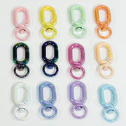 新入荷 キーホルダー金具 ハンドメイド キーリング アクセサリー DIY 手芸用品 基礎金具
