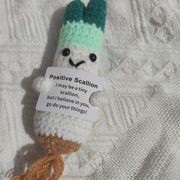 ぬいぐるみ 人形  かぎ針編み ドール ハンドメイド かわいい 野菜 ホームデコレーション ねぎ