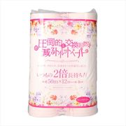 圧倒的に交換回数が減るトイレットペーパーシュシュピンク１２ロールダブル２倍巻き