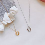 サージカルステンレスネックレス　アクセサリー　18kコーティング　INS　金属アレルギー対応