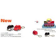 ファニーワーゲンバスミニ・キーチェーン　パトロールカー＆消防車　12台セット