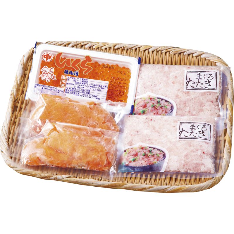 海鮮丼の具3種セット 6371-50【直送品】 送料無料