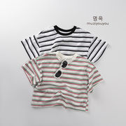 2025夏新作ym★子供服　トップス★tシャツ★80cm～130cm★2色