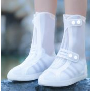 レインシューズカバー 靴カバー 靴の保護 PVC 雨具 完全防水 梅雨台風対策 滑り止め 軽量 折りたたみ