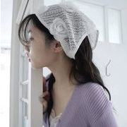 キャップ 小顔効果   紫外線カット 頭巾 飾り物