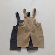 【2022新作】子供服 春夏女の子男の子 サロペット2色