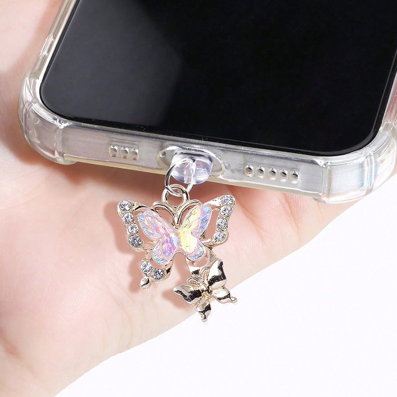 2025★携帯電話充電ポートの防塵キャップ★iPhone★type-c