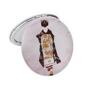 持ち運び便利！高級感ありますよ！コンパクトミラー