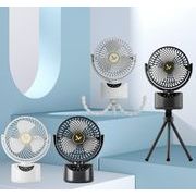 2025年新品　超人気多機能小型扇風機 USB  充電式  4段風量 熱中症対策 デスクトップファン