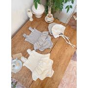 韓国風子供服★子供水着★キッズ水着★女の子★3点セット★子供用★上着+パンツ+帽子+★水着★2色66-100