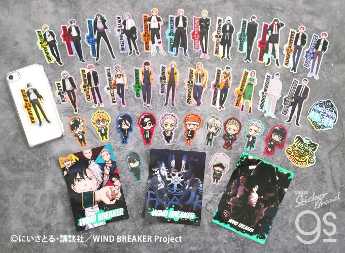 WIND BREAKER ホログラムダイカットステッカー 硯秀平 人気 SNS 漫画
