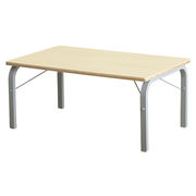 COLLEND 折りたたみスクエアテーブルLow グレー シンプルでありながらぬくもりを感