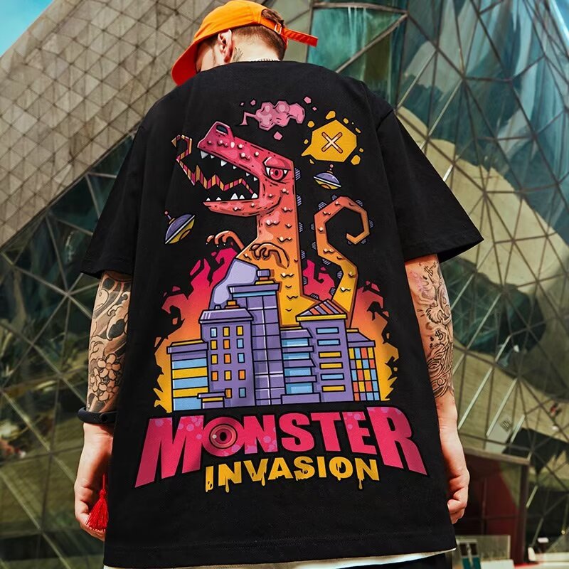 2025春夏メンズ服 シンプル おしゃれ Ｔシャツ トップス ゆったり インナーシャツ 2色展開 OverSize[M~8XL]