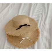 2025夏新作 人気新品 韓国風 子供用 帽子 麦わら帽子 50~52cm