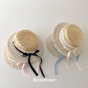 2025年新品★子供用★帽子　麦わら帽子★ 5色