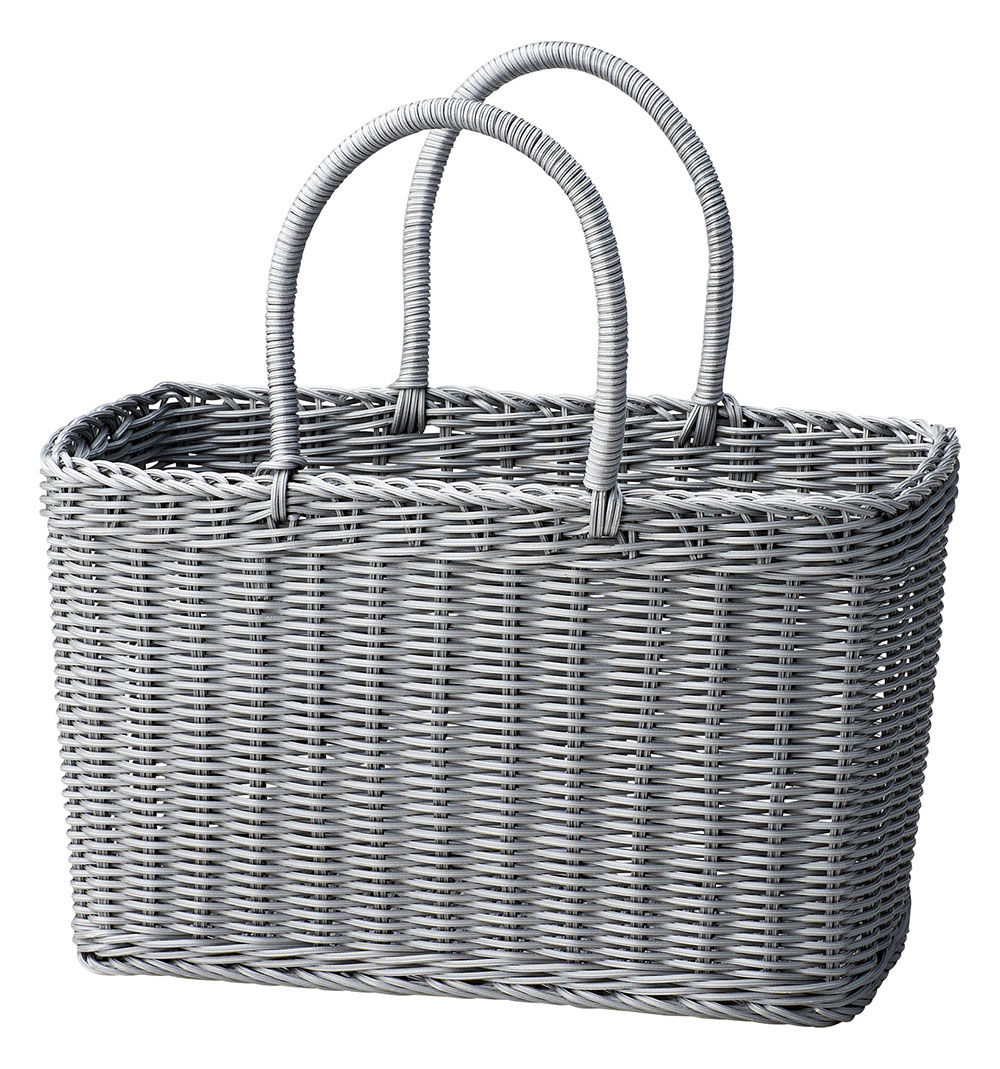 抗菌湯かご　かごバッグ/買い物かご/ショッピング/バスケット