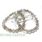 ☆高品質☆【ブレスレット】シルバールチルクォーツ (2A) (約9～9.5mm)
