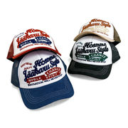 ▼MAGGIO▼英字ロゴメッシュキャップ　帽子　UVカット　メンズ