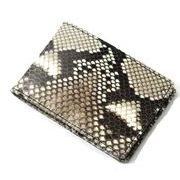 RED　CROW　ダイヤモンドパイソン　牛革　風水金運UP　日本製　コインコンパクトケース　TK-PCC　NA