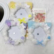 缶バッジ用ロゼット 痛バ用 手作り リボン  痛バッグ装飾 可愛い アクセサリー ロゼット 花飾り