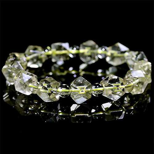 高品質 リビアングラス 9mm 隕石 天然石 ブレスレット 【公式通販】