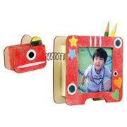 木製赤べこ小物入れ