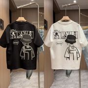 2025春夏子供服 シンプル Ｔシャツ 韓国風 キッズ服 トップス 男女兼用 インナーシャツ 2色展開[90~170cm]