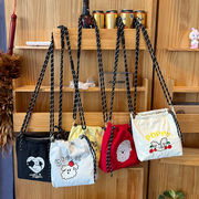 サコッシュ バッグ　可愛い　韓国ファッション　春夏　ポーチ　ミニーバッグ　収納バッグ