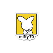 miffy70周年 ダイカットステッカー04 ミッフィー 記念 期間限定 絵本 キャラクター グッズ MIF70-004