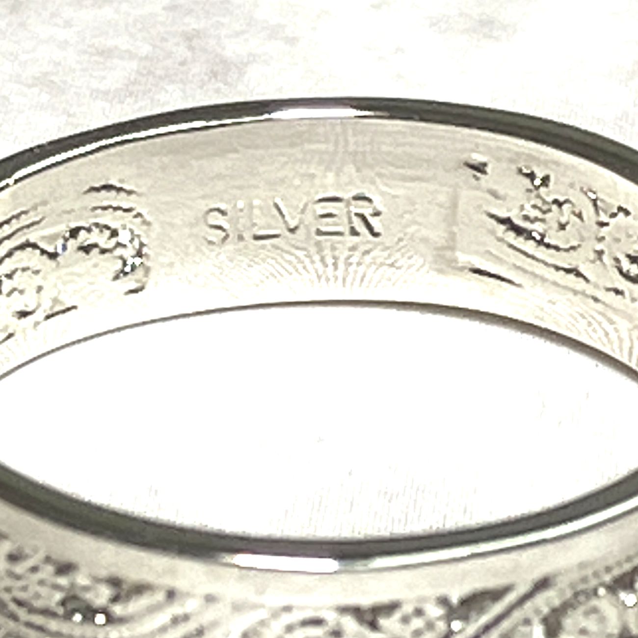 日本製】【SILVER925】ペアリングにオススメ♪ウェーブレースリング