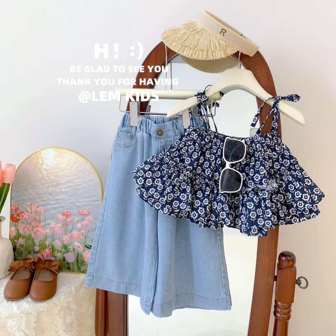 「2025」子供服★トップス+ズボン★セットアップ★韓国風子供服★90cm～80cm