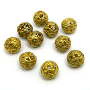 【在庫限り】 メタル合金パーツ 約10x10mm ゴールドカラー 《10個》 金具