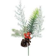 【造花】スノーシダーピック　レッド