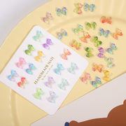 りぼん リボン 蝶々結び グラデーション 樹脂パーツ 立体的 ネイルパーツ ネイルアート ネイル用品