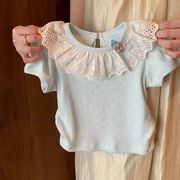 2025夏新品　CC   子供服　キッズ　トップス　半袖　Tシャツ　90-140cm