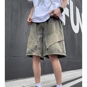 2025春夏新作 メンズ  ボトムス カジュアルパンツ ジーンズ  デニム ショートパンツ 男