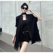 アウター スーツ レース 切り替え ブルゾン レディーストップス