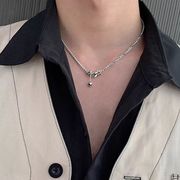 チタンスチールネックレス メンズ鎖骨ネックレス メンズアクセサリー チタンスチールアクセサリー