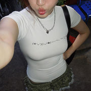 2025春夏新作 レディース 女 半袖 プリント Tシャツ トップス インナー