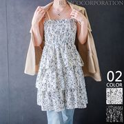 【2025新作商品♪】小花柄キャミチュニック