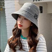 夏レディース帽子★薄い漁師の帽子★日焼け止め、日よけ帽★ファッションハット★紫外線対策